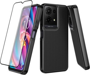 TCL K32 Hybrid Case w/ Screen Protector - Black