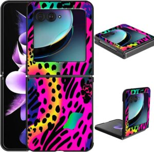 Moto Razr+ 2024 Leopard Print Case