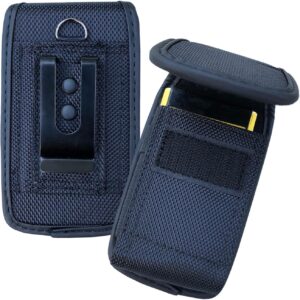 Maezar Nylon Flip Phone Holster w/Belt Loop & Clip