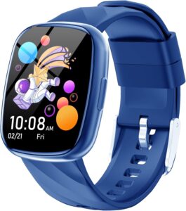 Kids Fitness Tracker Smartwatch with Games, Blue