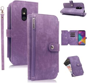 LG Stylo 5 Wallet Case - Purple