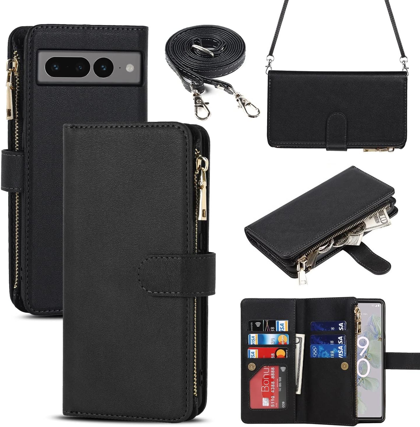 Pixel 7 Pro Wallet Case with Kickstand