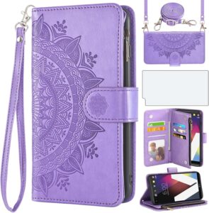 LG V20 Purple Wallet Case