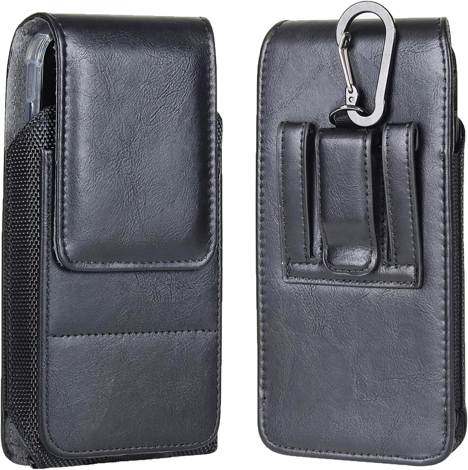 DIHOOTL iPhone Holster w/Belt Clip, Case Compatible Black