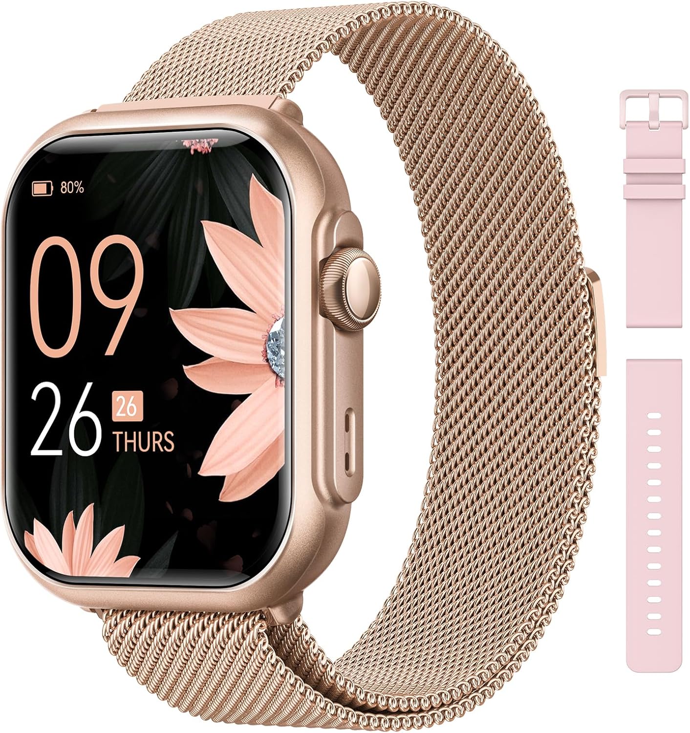 100-Day Battery Health Monitor Smart Watch
