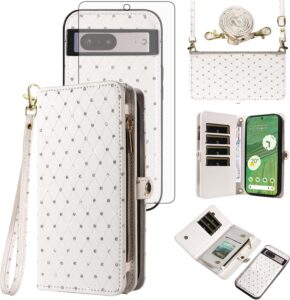 Glitter Wallet Case for Pixel 7