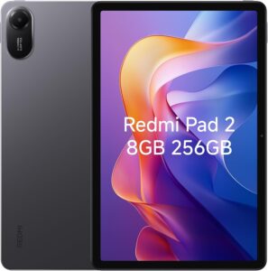 Xiaomi Redmi Pad 2 WiFi Tablet 11" 2.5K Display Octa Core 8GB RAM 256GB Storage 9000mAh Battery Global Version Graphite Gray
