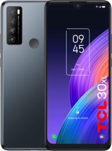 TCL 30XL (2022) Unlocked Smartphone: 6.82-Inch Display, 5000mAh Battery, Android 12, 50MP AI Quad