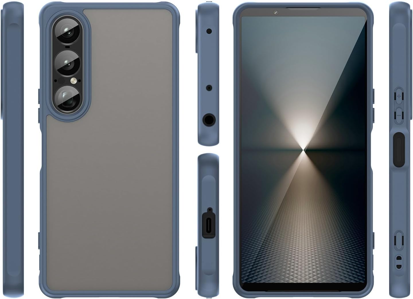 Sony Xperia 1 VII 2025 Case - XQ-FS54 Anti-Fall Shock-Absorbing Protective Cover