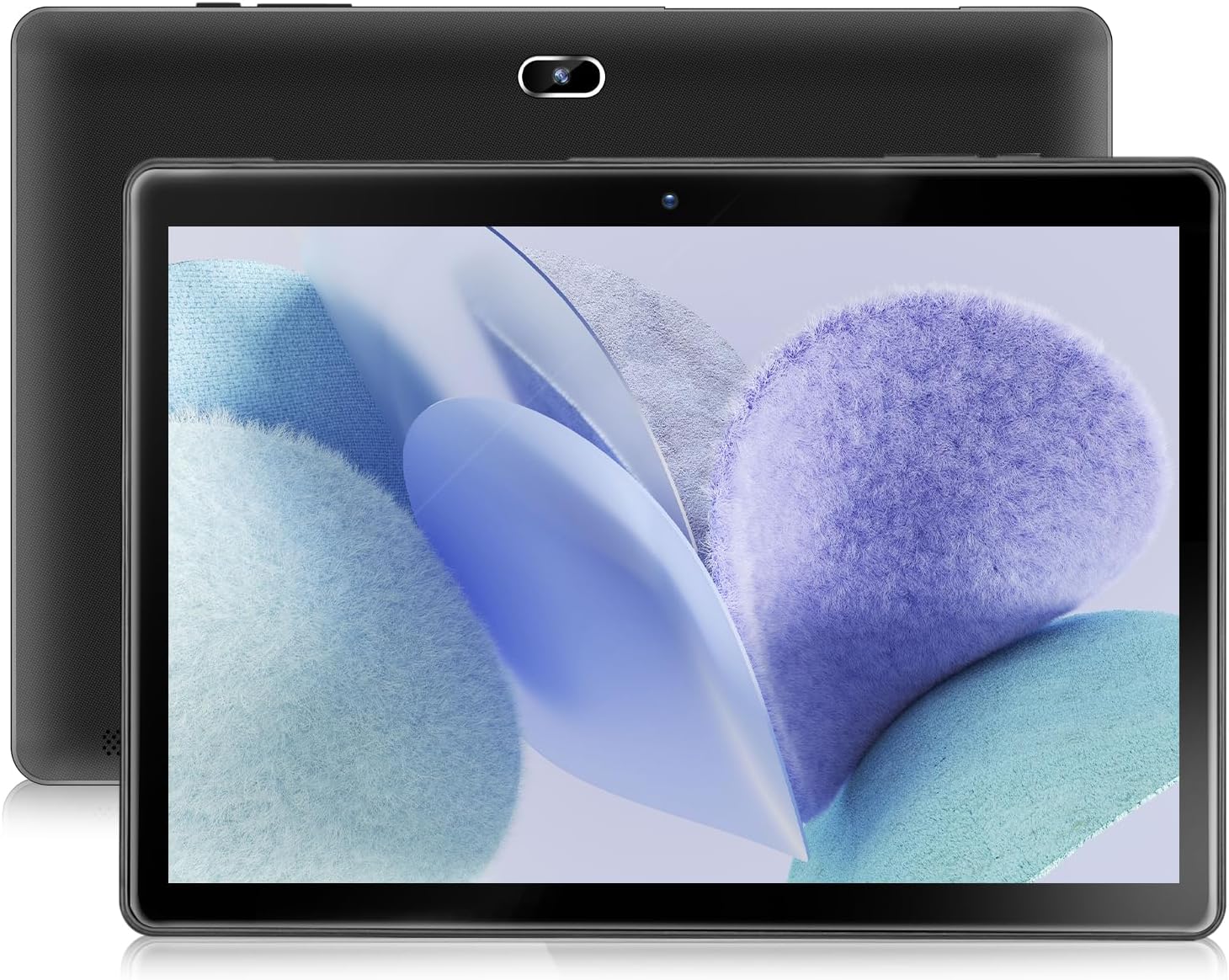 10 Inch Android Tablet with 32GB Storage, Quad-Core Processor, HD IPS Display, Dual Camera, WiFi, Bluetooth, 6000mAh Battery, USB