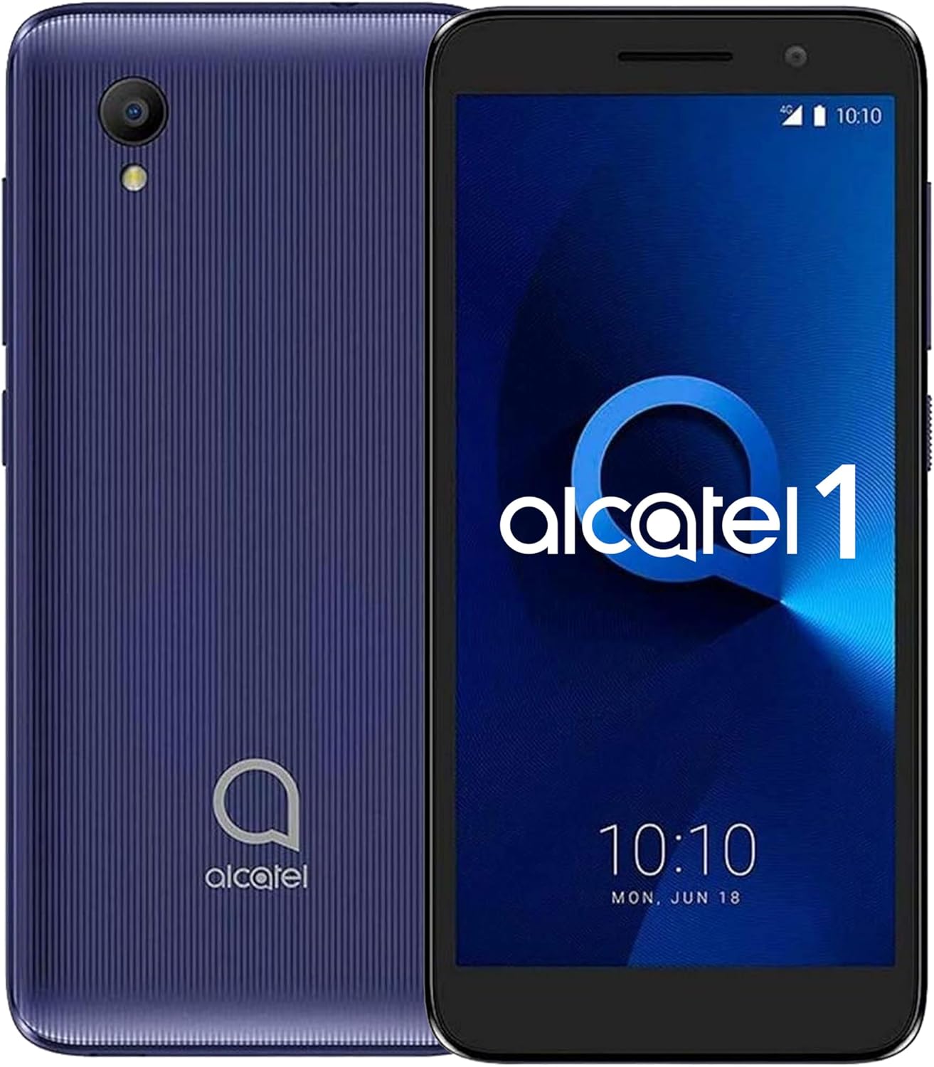 Alcatel 1 16GB Dual SIM Unlocked Phone - US & Global 4G LTE International Version, 5.0" Full View Display, Removable Battery, FM Radio