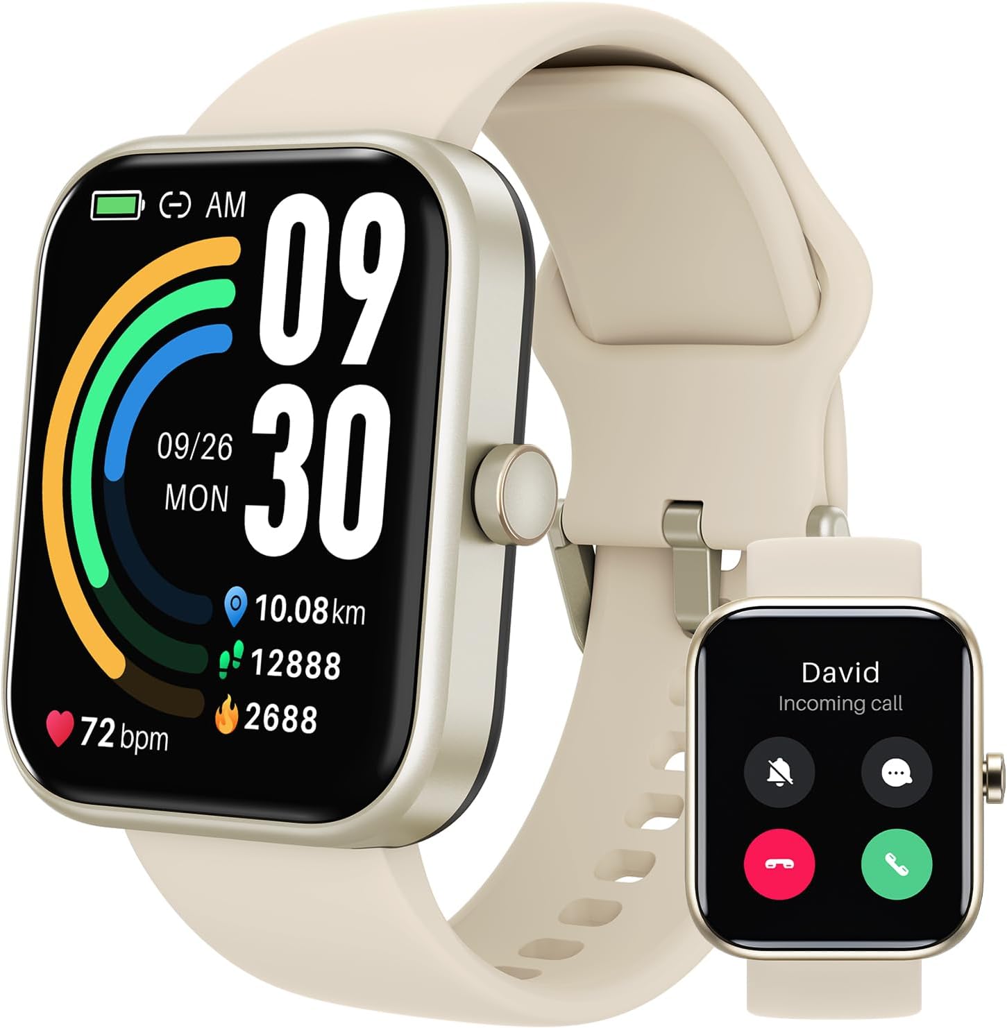 TOZO Smart Watch: 1.83" Fitness Tracker with Bluetooth Calling