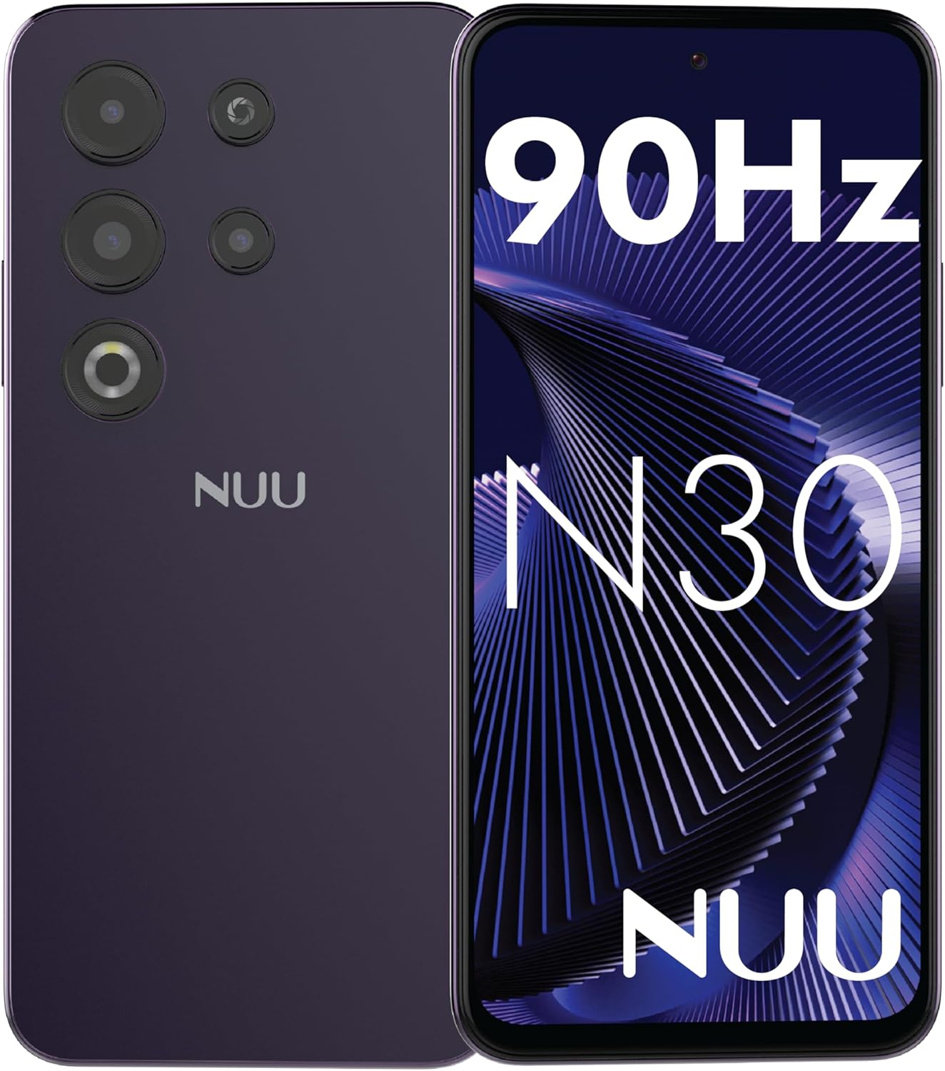 NUU N30 Unlocked 6GB/128GB Teen Phone | 6.7" 90Hz | Dual SIM 4G | Parental Controls