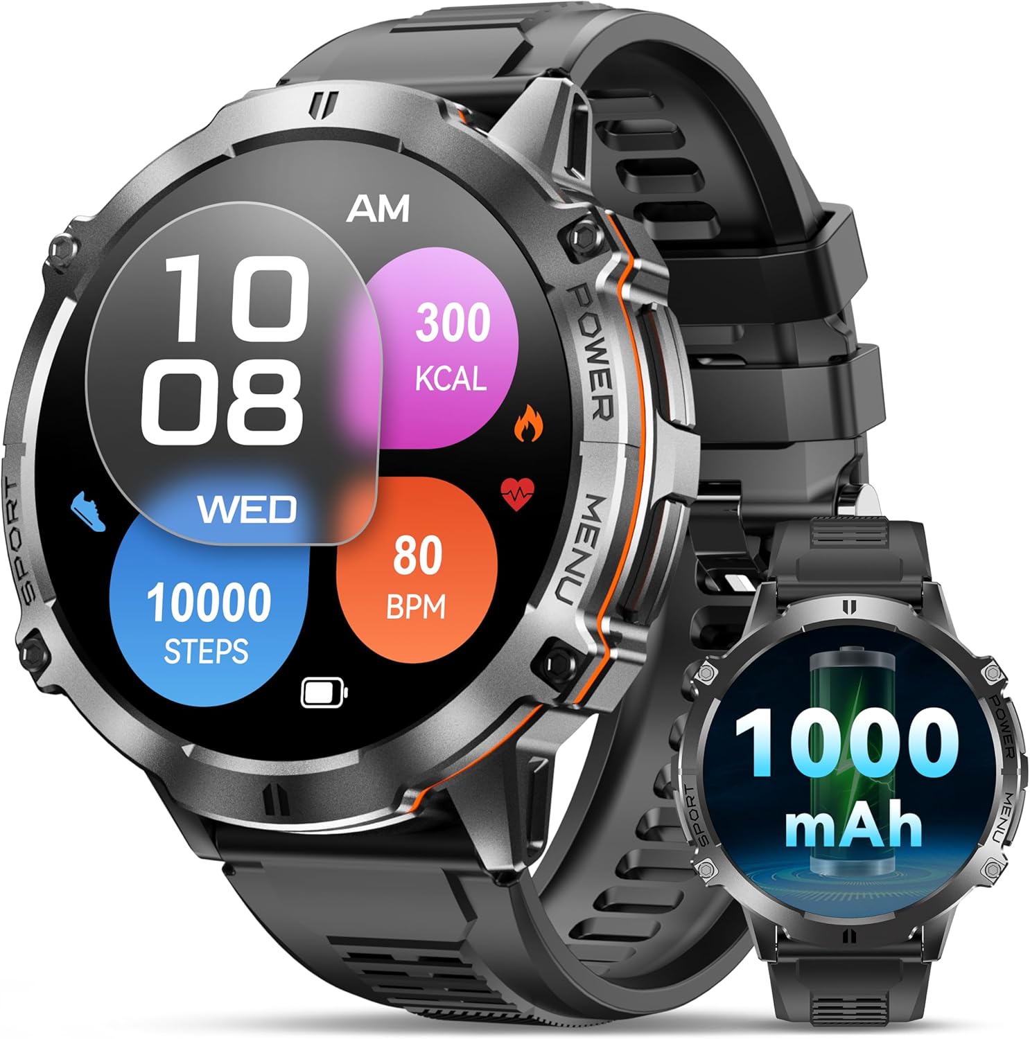 OUKITEL Smart Watch for Men: 100