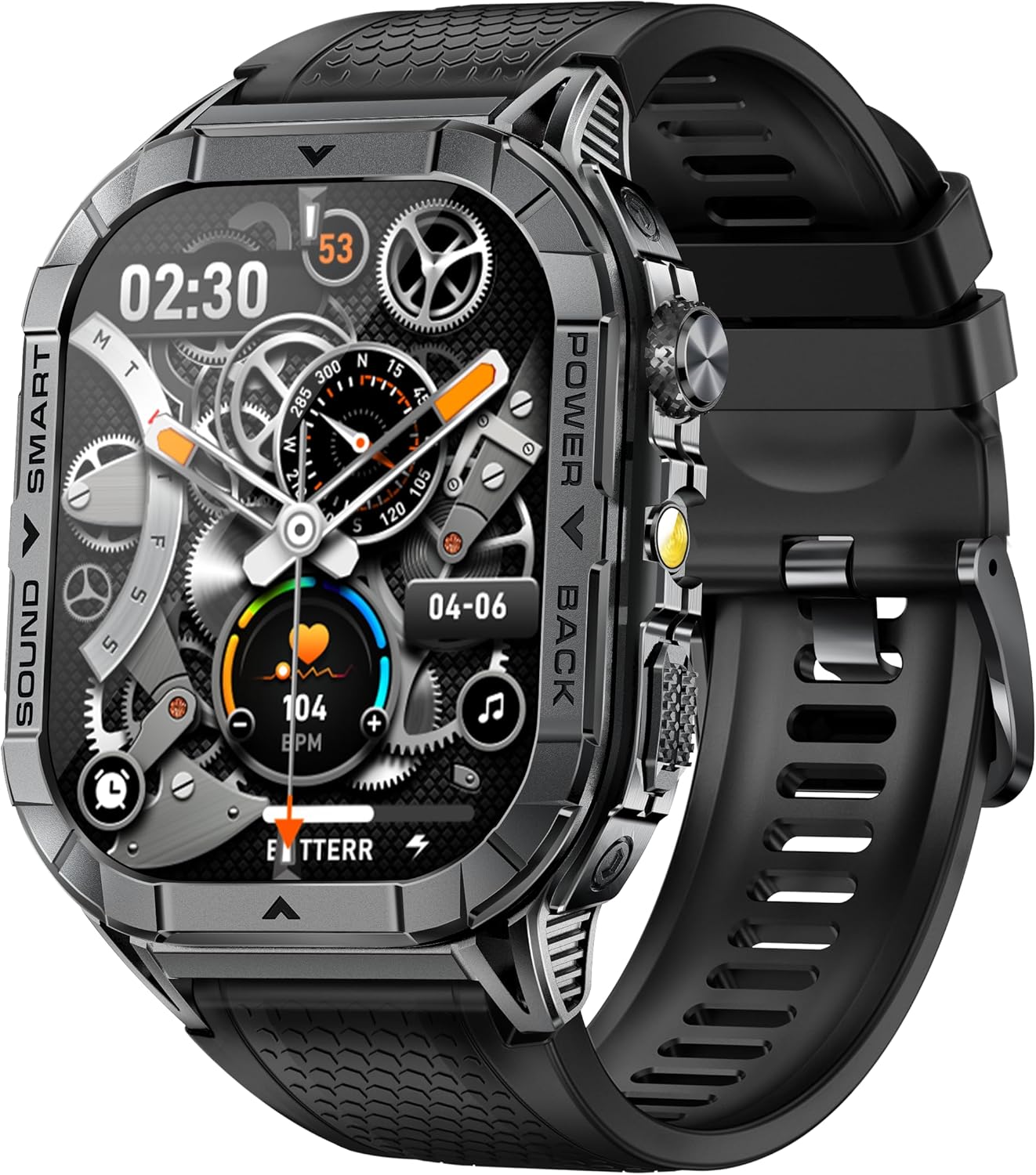 ALPHAGEAR Echo Smartwatch: 10-12 Day Battery, 1.75" AMOLED, Call & Wellness Tracker for iPhone Android
alphagear-echo-smartwatch-10-12-day-battery-amoled-call-wellness-tracker-iphone