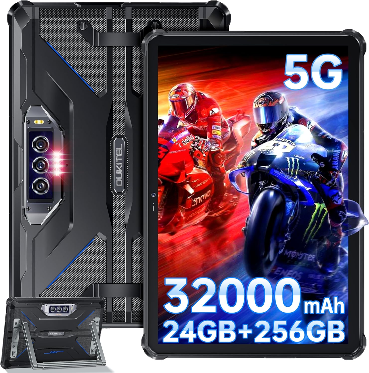 OUKITEL RT7 Rugged Tablet: Massive 32,000mAh Battery & 5G