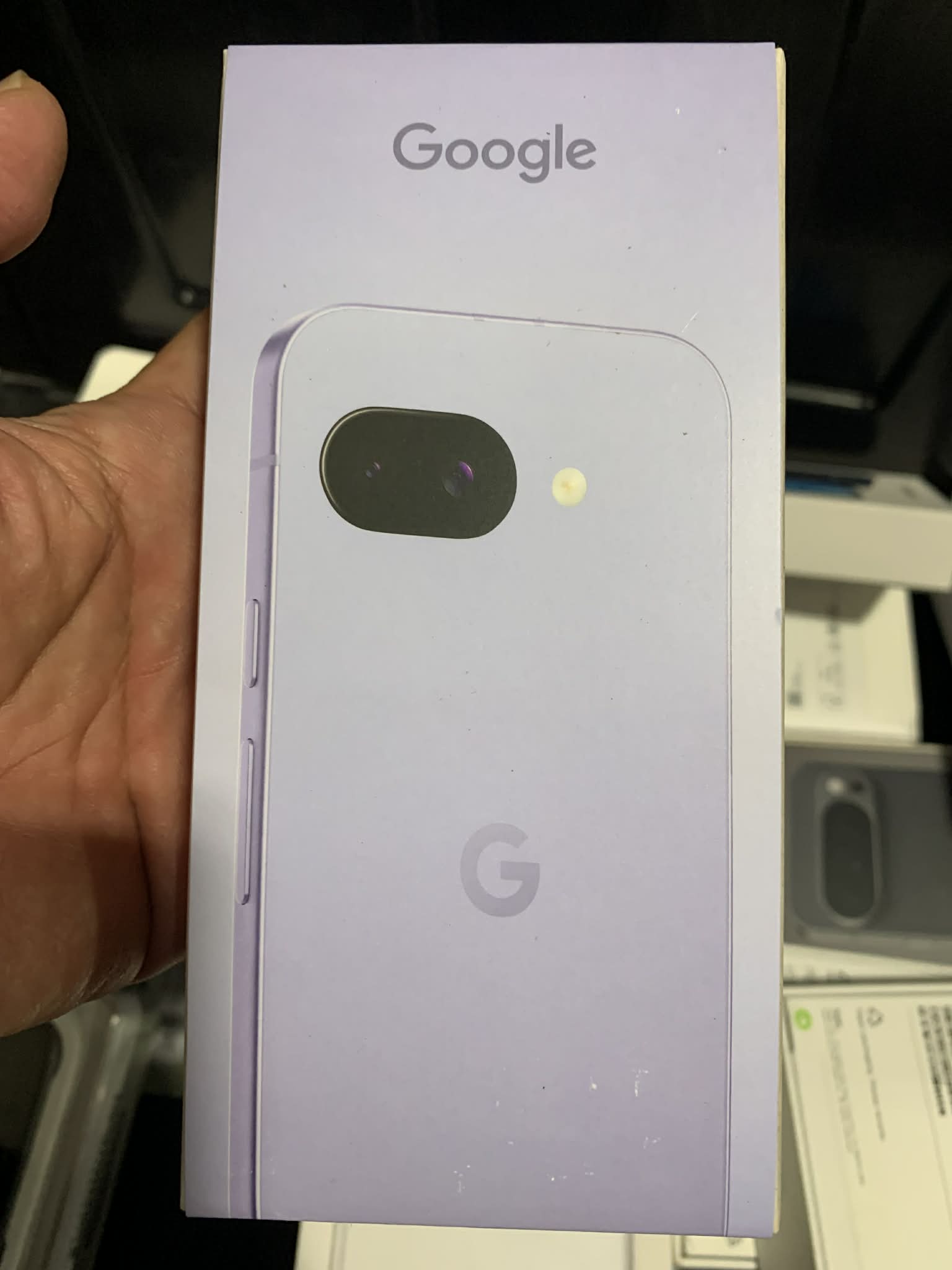 Google Pixel 9a technical specifications sheet with rumored Tensor G3 chip, display specs, and camera details