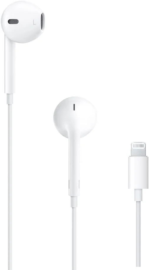 Apple EarPods with Lightning Connector: Wired Headphones with Remote for Music, Calls, and Volume Control for iPhone