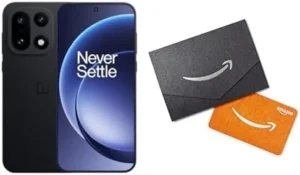 OnePlus 15 Smartphone, 16GB RAM 512GB Storage in Infinite Black with $100 Amazon Gift Card Included