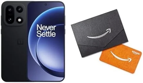 OnePlus 15 Smartphone, 16GB RAM 512GB Storage in Infinite Black with $100 Amazon Gift Card Included