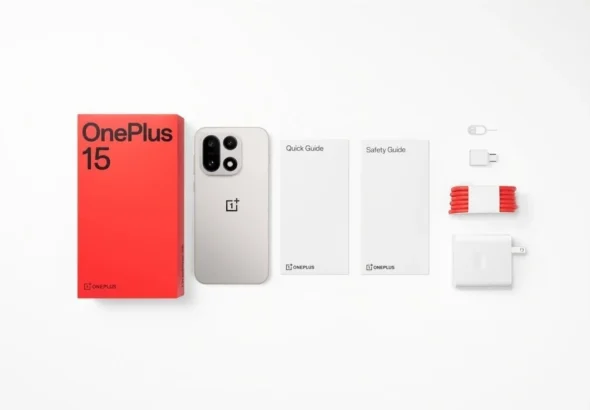 OnePlus 15 Smartphone (12GB RAM, 256GB, Infinite Black) with $100 Amazon Gift Card Included