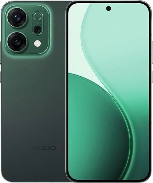 OPPO Reno14 5G Smartphone Unlocked 512GB 12GB RAM, International Version in Luminous Green for GSM CDMA Networks