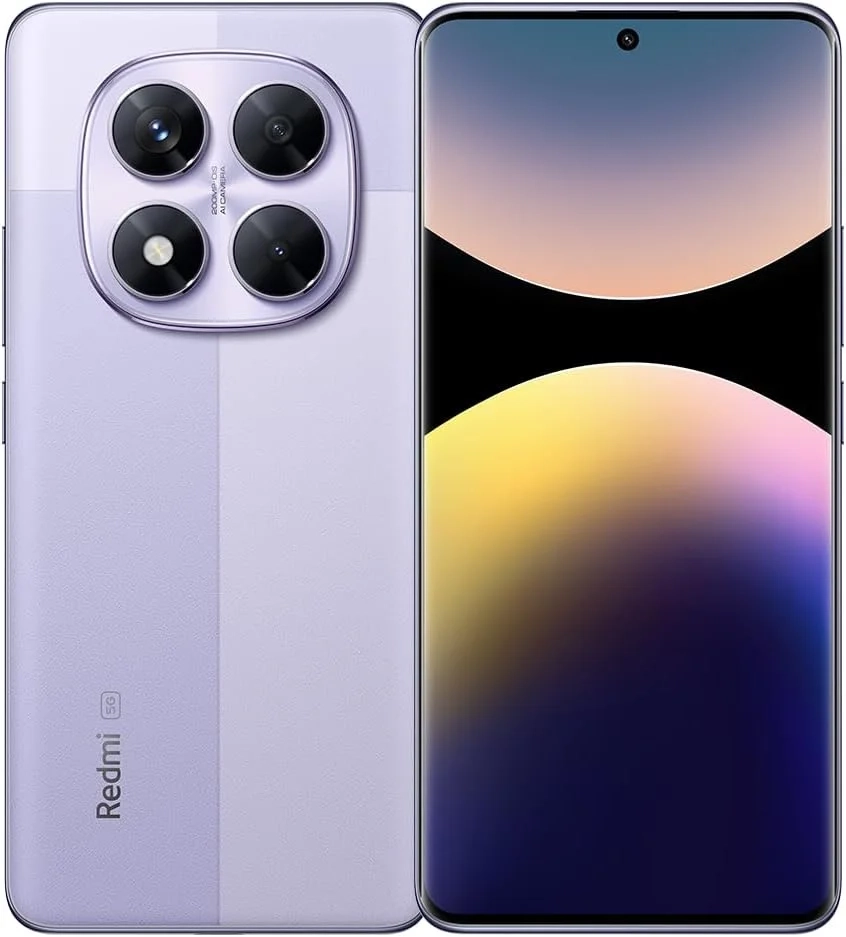 Xiaomi Redmi Note 14 Pro 5G Unlocked Smartphone, 512GB 12GB RAM, 200MP Pro Camera, 6.67" 120Hz Display, Dual SIM Global Model (Lavender Purple)