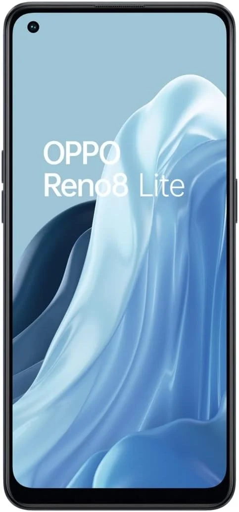 Oppo Reno 8 Lite 5G Unlocked Smartphone, 128GB 8GB RAM, 6.43" AMOLED Display, 64MP Triple Camera, 4500mAh Battery, Dual SIM (Cosmic Black