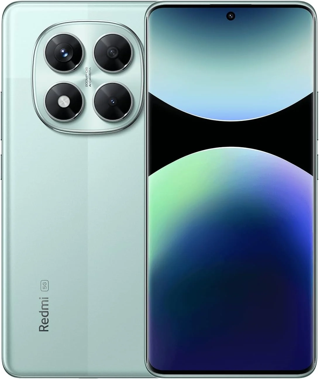 XIAOMI Redmi Note 14 Pro 5G Unlocked Smartphone, 512GB 12GB RAM, 6.67" 120Hz Display, 200MP Pro AI Camera, Dual SIM (Coral Green) Global Model