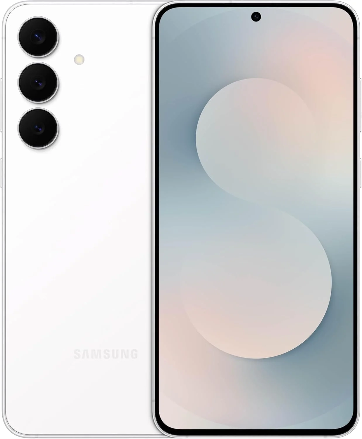 Samsung Galaxy S25 FE Unlocked Android Smartphone (256GB, White) | 4900mAh Battery, Large Display & High-Res Camera with AI Photo Editing