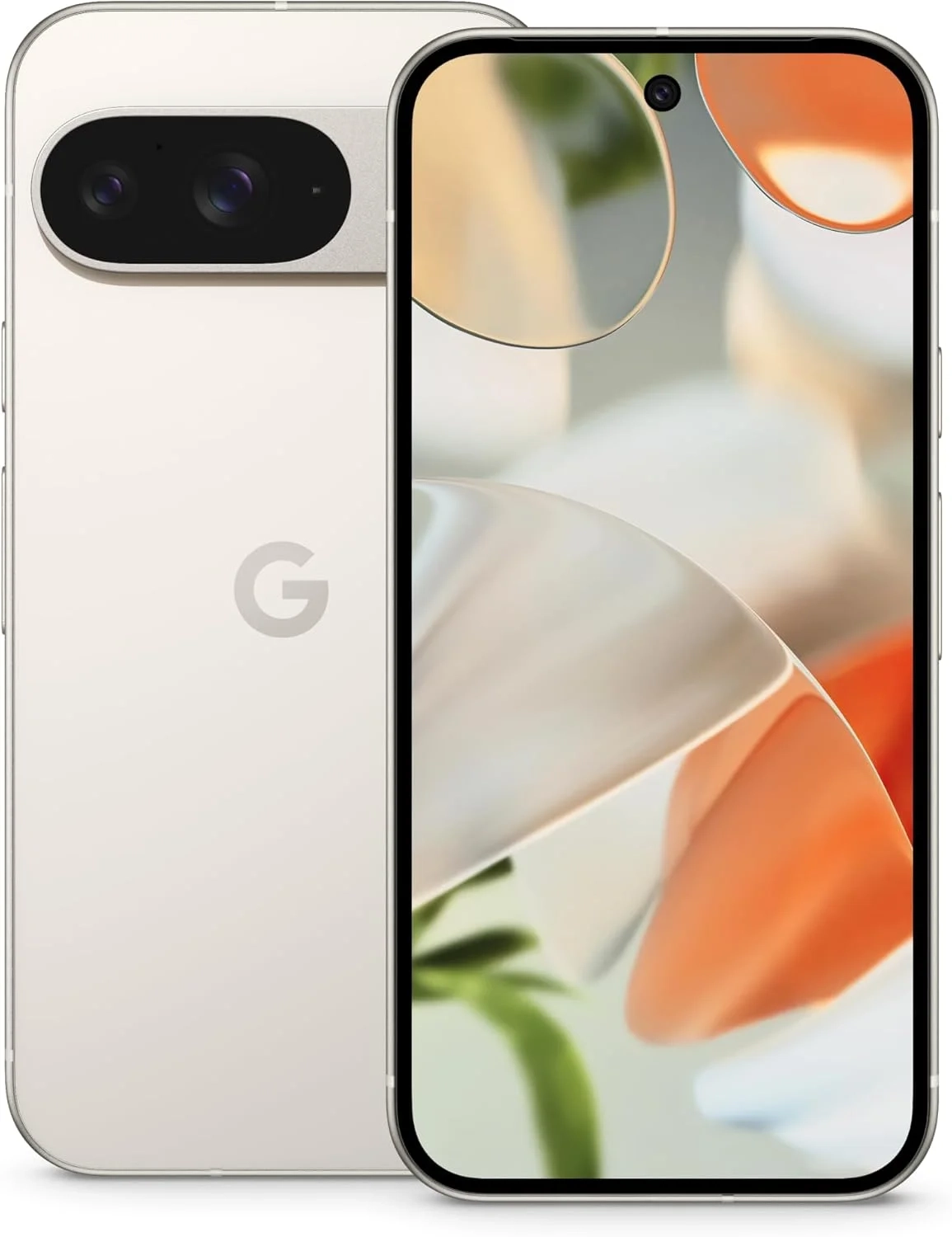 Google Pixel 9 Unlocked Smartphone - 128GB Porcelain, 6.3" Actua Display, 24