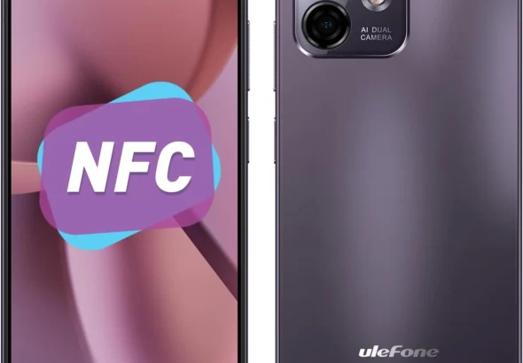 Ulefone Note 16 Pro Unlocked Smartphone, 12GB RAM 128GB, 6.52" HD+ Display, 50MP AI Camera, 4400mAh Battery, Android 13, Dual 4G LTE, NFC, Fingerprint Unlock (Purple)