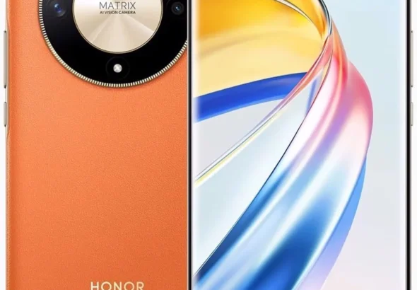 HONOR X9B 5G Unlocked Smartphone, 256GB 12GB RAM, 6.78" AMOLED Display, 5800mAh Battery, Triple Camera (Sunrise Orange, International Model)