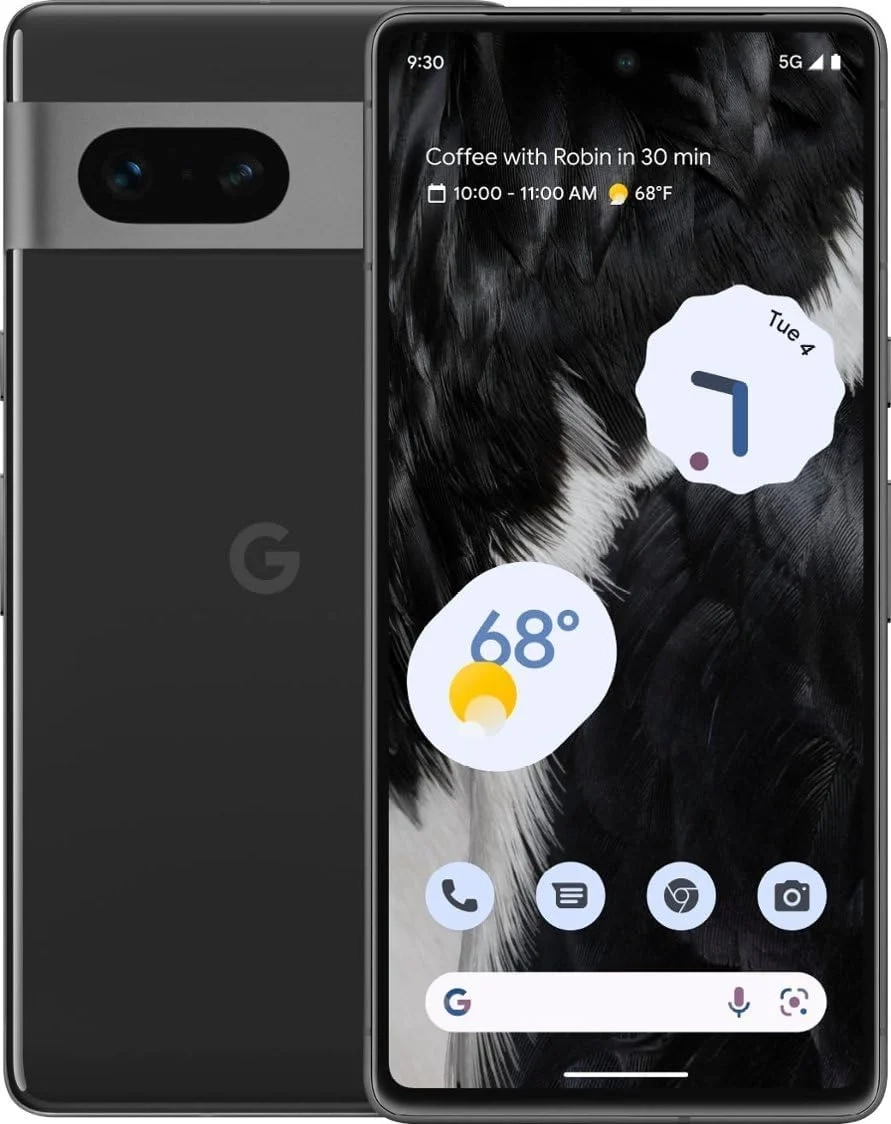 Google Pixel 7 128GB Unlocked 5G Smartphone (Obsidian)
