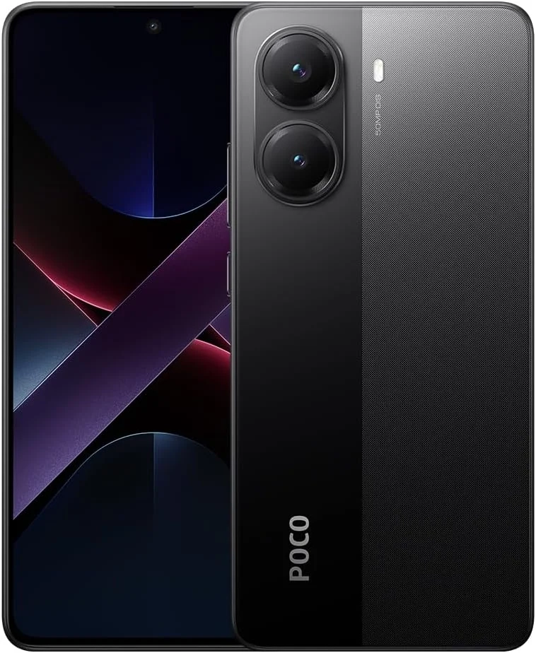 XIAOMI Poco X7 Pro 5G Unlocked Smartphone (256GB/8GB, Black) - 6.67" 50MP NFC Gaming Phone for T
