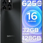 DOOGEE Note 58 Unlocked Smartphone, 6.6" HD+ 90Hz Display, 6250mAh Battery, 32GB+128GB with 2TB Expandable Storage, 4G Dual SIM Android 16 Phone