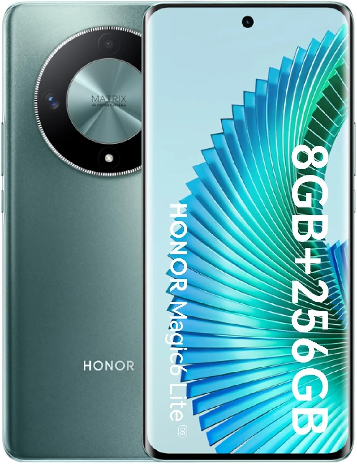 Honor Magic6 Lite 5G Smartphone: 256GB ROM 8GB RAM Dual-SIM Unlocked (Emerald Green)