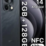 UMIDIGI Note 100 Unlocked Smartphone: 12GB RAM 128GB ROM (Expandable 1TB), 6.8" 120Hz Display, 50MP Camera, 5000mAh Battery with 20W Fast Charging, Android 14, NFC, Dual SIM