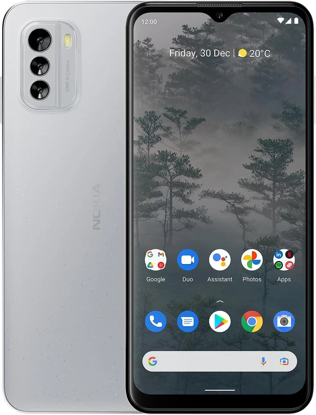 Unlocked Nokia G60 5G Smartphone (6GB RAM, 128GB) - Android 14, 6.58" HD+ Screen, 50MP Triple Camera, Dual SIM, Long Battery Life