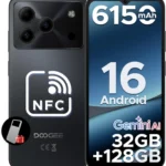 DOOGEE Note 56 Pro Unlocked Smartphone: 32GB+128GB, 6150mAh Battery, 6.56" 90Hz Display, Dual Camera, Android 16 with Gemini AI, Dual SIM Cell Phone