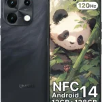 UMIDIGI Note 100 Unlocked Android Phone, 6.8" 120Hz Display, 12GB RAM 128GB Storage, 50MP Camera, 5000mAh Battery with Fast Charging, NFC, Fingerprint and Face Unlock