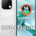 UMIDIGI G9T Unlocked Smartphone with 6.75" HD+ Display, 128GB Storage, 5000mAh Battery, and 18W Fast Charging