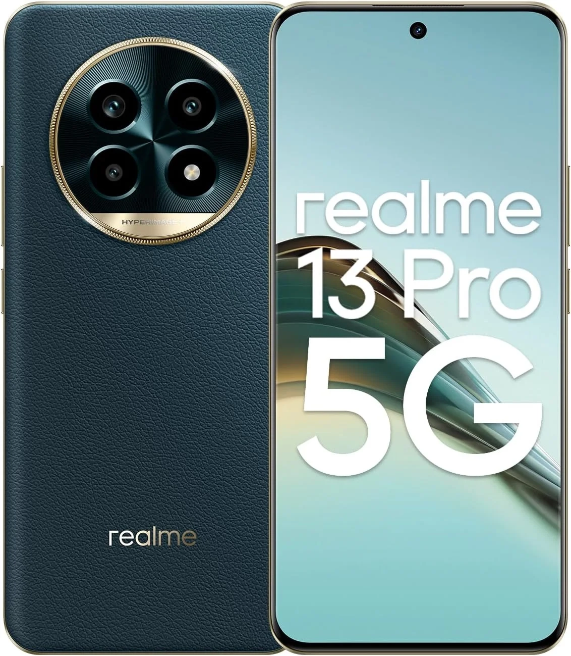realme 13 Pro 5G Unlocked Smartphone, 512GB 12GB RAM, 6.7" AMOLED Display, 120Hz, 50MP Sony Camera, Emerald Green (International Version, GSM)