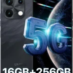 UMIDIGI Note 100 5G Unlocked Smartphone, 8+8GB RAM 256GB ROM (1TB Expandable), 50MP Quad Camera, 6.8" 120Hz Display, 5000mAh, Android 14, Dual SIM, White