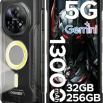 DOOGEE Fire 7 Pro Rugged Smartphone: 5G, 13000mAh Battery, 64MP Night Vision Camera, IP68 Waterproof, 256GB Storage with 2TB Expandable