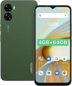 UMIDIGI G3 Unlocked Smartphone: 6.52" HD Display, 4GB RAM 64GB ROM (Expandable), 5150mAh Battery, Dual SIM 4G LTE GSM for Canada
