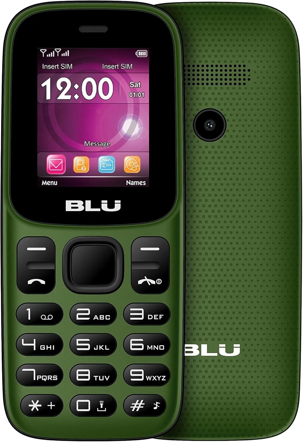 BLU Z5 Unlocked GSM Smartphone with Dual SIM, Green