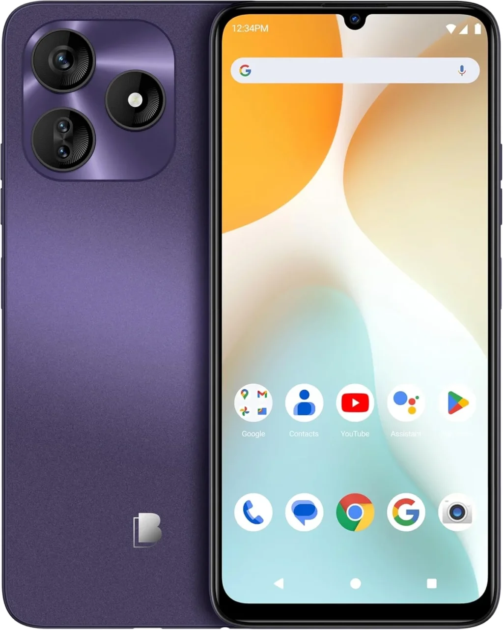 BLU G64L Unlocked Smartphone (US Version) - 6.8" HD+ Display, 128GB Storage, 4GB RAM, Triple 13MP Camera