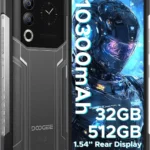 DOOGEE Blade 20 Ultra Rugged Smartphone Unlocked, 10300mAh Battery, 6.6" HD+ 90Hz Display, 50MP Camera, IP68/IP69K Waterproof, 512GB Expandable, Android 14