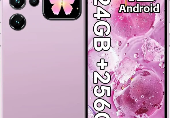 OUKITEL C62 PRO Unlocked Smartphone: 24GB RAM 256GB ROM with 6.88" Display, 5150mAh Battery, 13MP Camera, Android 15, Purple